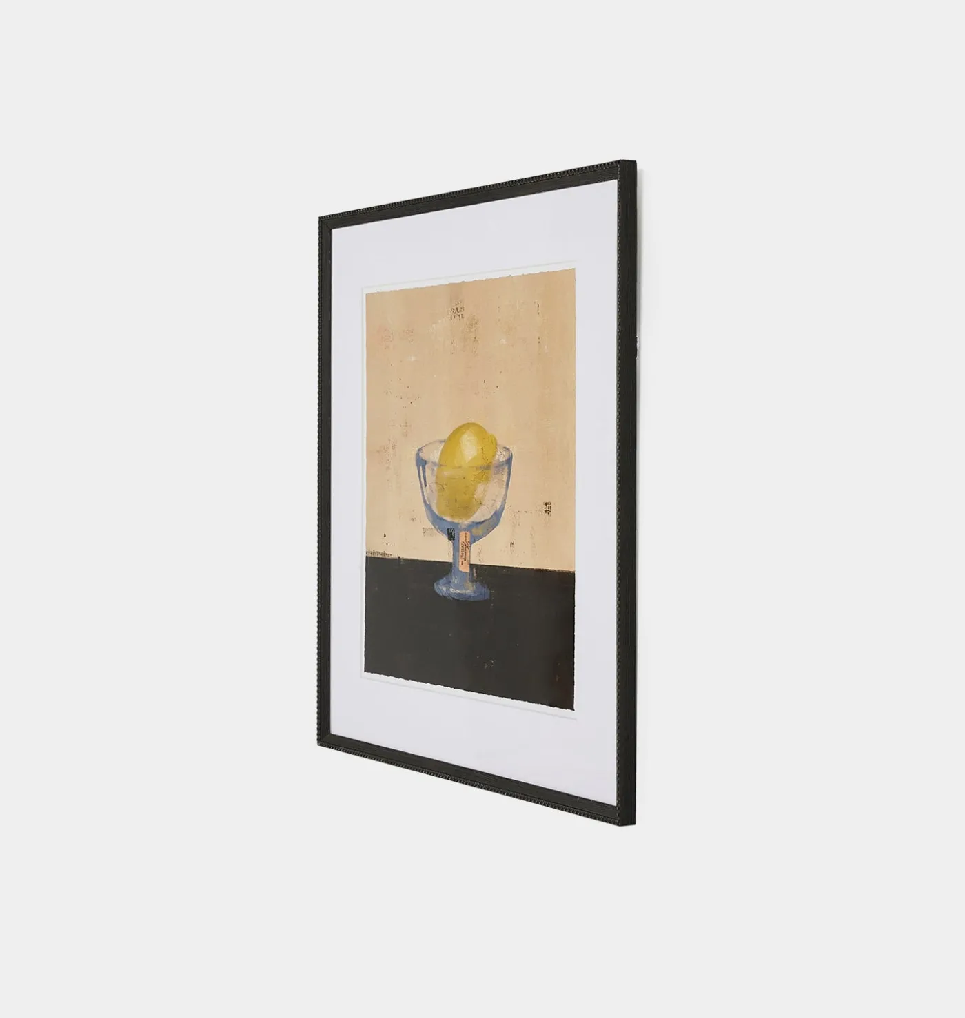 Lemon Cup by Coup D'esprit Framed Print