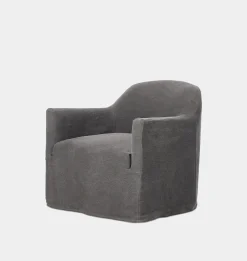 Lowell Slipcover Swivel Chair