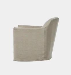 Lowell Slipcover Swivel Chair