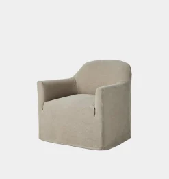 Lowell Slipcover Swivel Chair