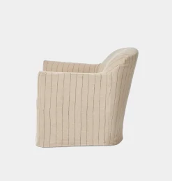 Lowell Slipcover Swivel Chair