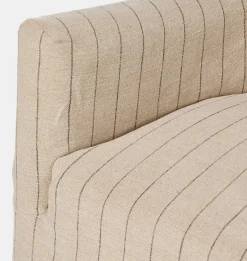 Lowell Slipcover Swivel Chair