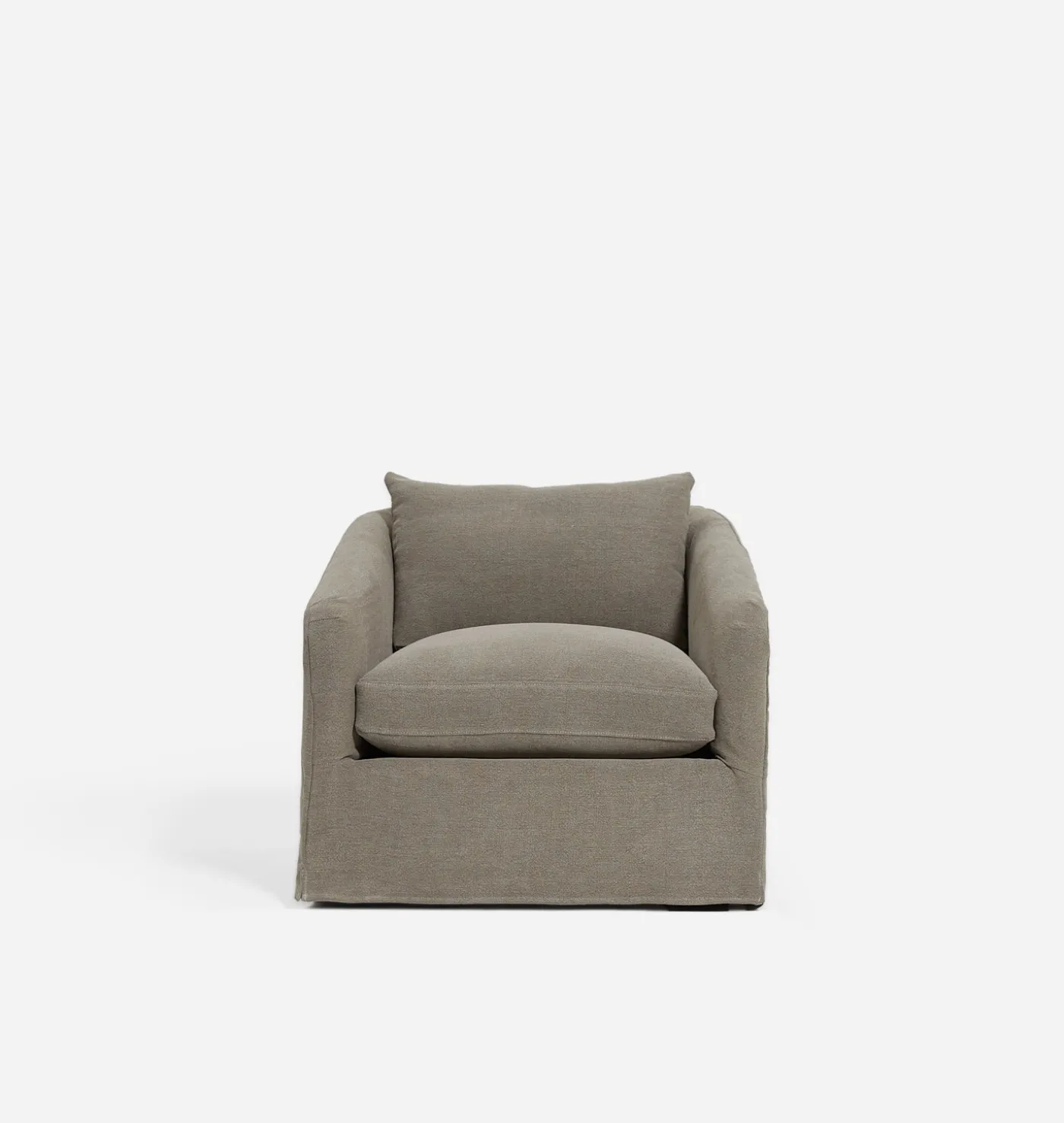 Lowie Slipcovered Swivel Chair