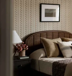 Marisol Stripe Grasscloth Wallpaper