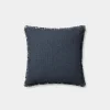 Meadowlark Pillow 22'' x 22'' Midnight