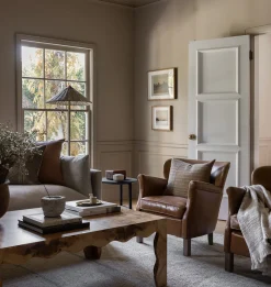 Melvin Petite Leather Lounge Chair