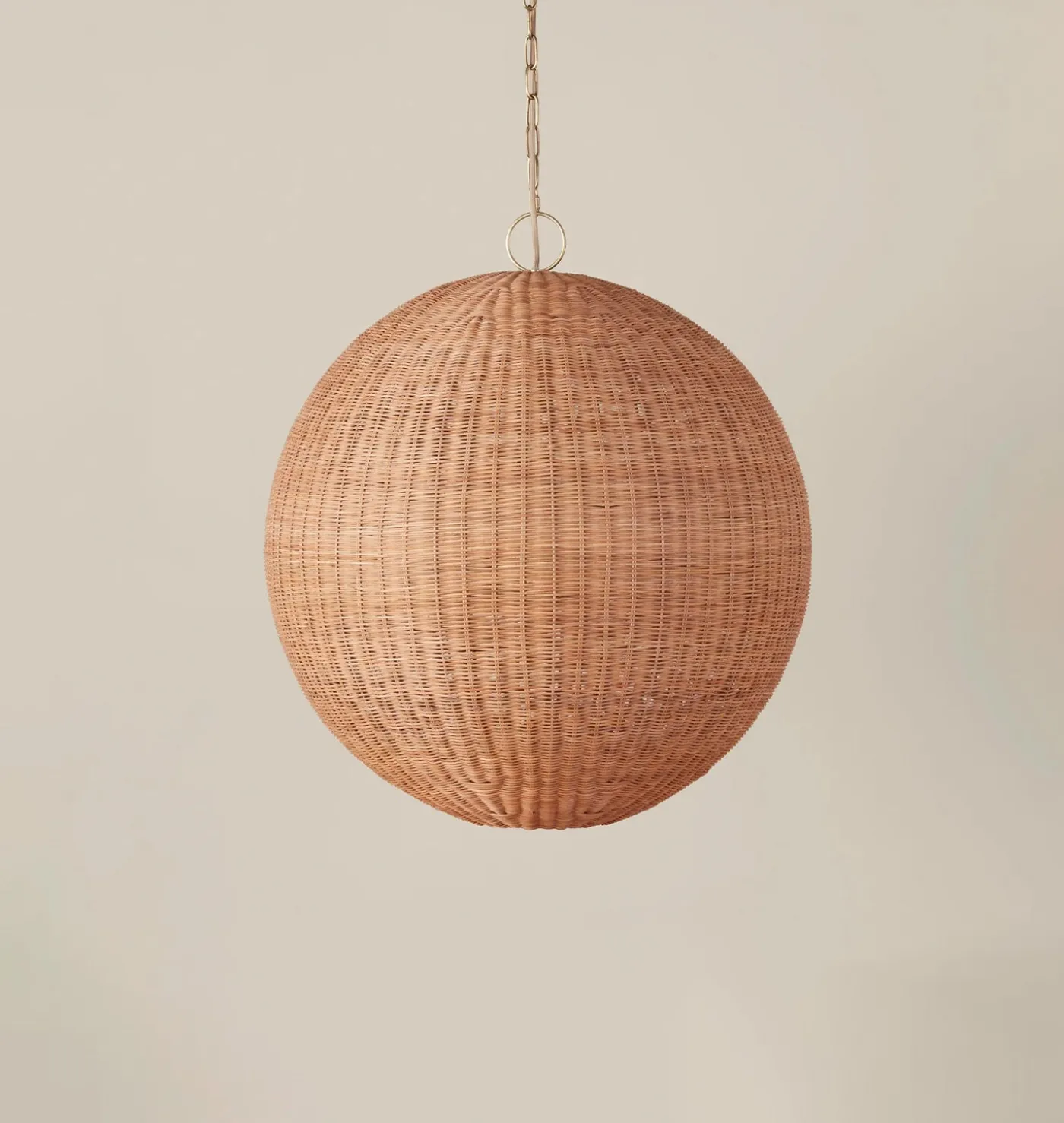 Merida Rattan Round Chandelier