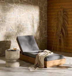 Mina Outdoor Chaise Lounge