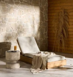 Mina Outdoor Chaise Lounge
