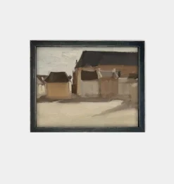 Minimalist Neutral Framed Print
