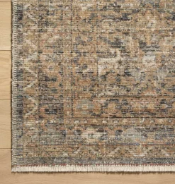 Molly MOL-02 Denim / Gold Area Rug