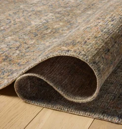 Molly MOL-02 Denim / Gold Area Rug