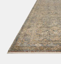 Molly MOL-02 Denim / Gold Area Rug
