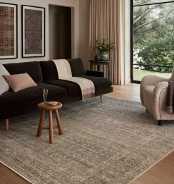Molly MOL-04 Navy / Blush Area Rug
