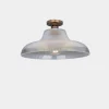 Mono Holophane Flush Mount