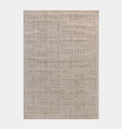 Monty MOT-01 Ivory / Taupe Area Rug