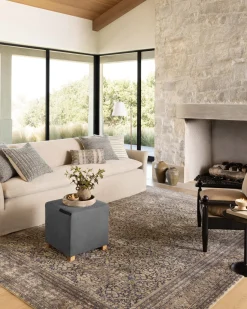 Morgan MOG-03 Denim / Multi Area Rug
