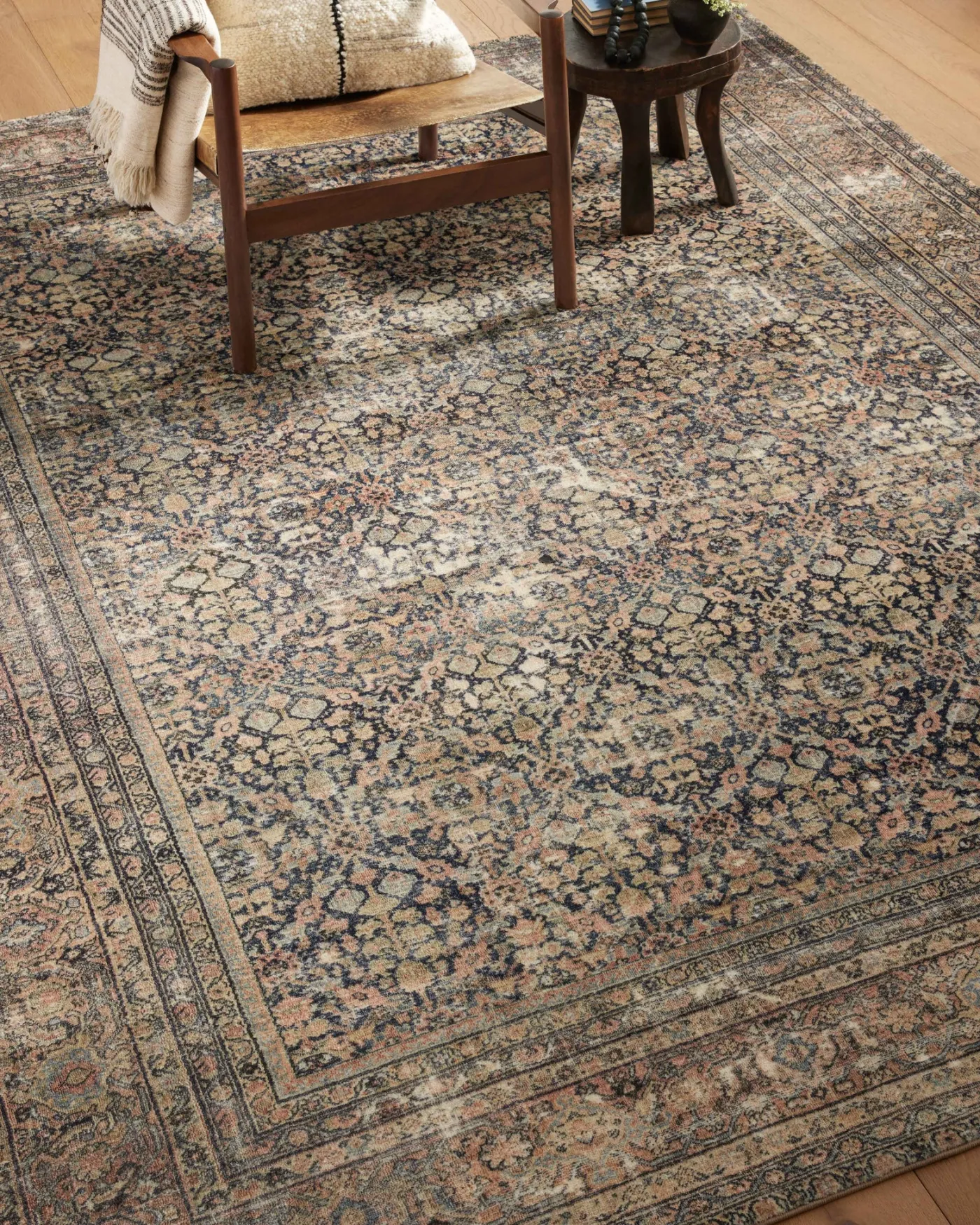 Morgan MOG-03 Denim / Multi Area Rug