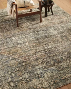 Morgan MOG-05 Spice / Lagoon Area Rug