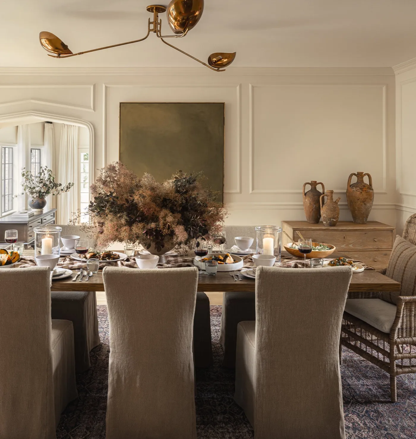 Musa Slipcovered Dining Chair