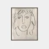 Mysterious Figure III Framed Print