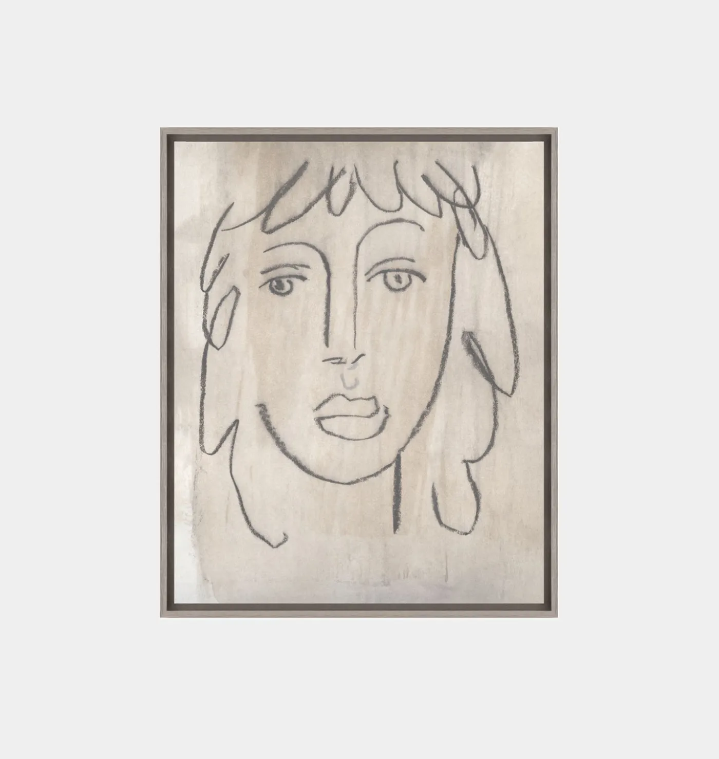 Mysterious Figure III Framed Print