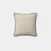 Oroville Pillow Natural / Blue 18" x 18"