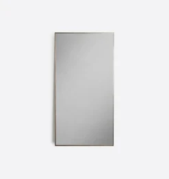 Oswald Brass Floor Mirror