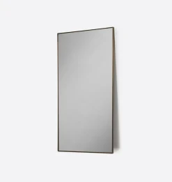 Oswald Brass Floor Mirror