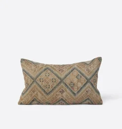 Penelope Vintage Lumbar Pillow 11" x 20"