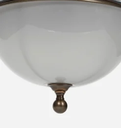 Pisa Brass & Glass Globe Pendant