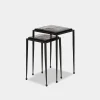 Prescott Cast Glass Nesting Table S/2