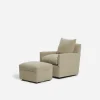 Randi Swivel Glider Chair and Ottoman