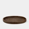 Rattan Oval Tray