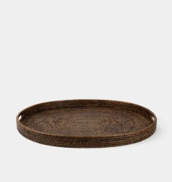 Rattan Oval Tray