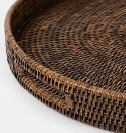 Rattan Oval Tray