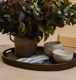 Rattan Oval Tray
