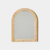 Rattan Wrapped Mirror