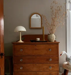 Rattan Wrapped Mirror