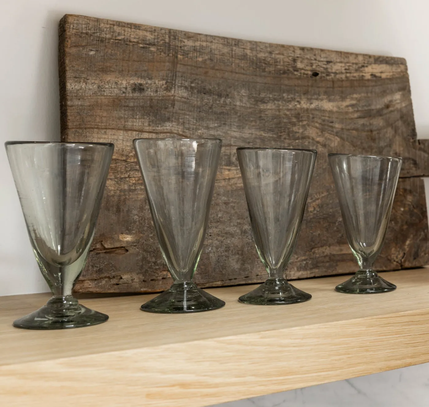 Recycled Champagne Glass