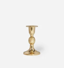Rina Brass Taper Candlestick Holder