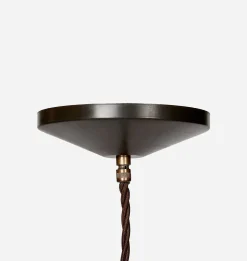 Rome Iron & Ceramic Pendant