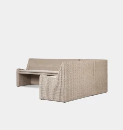 Senna Outdoor L-Shape Dining Banquette