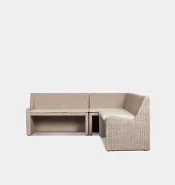Senna Outdoor L-Shape Dining Banquette