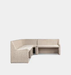 Senna Outdoor L-Shape Dining Banquette