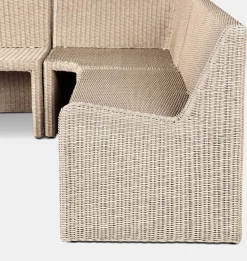 Senna Outdoor L-Shape Dining Banquette