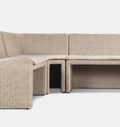Senna Outdoor L-Shape Dining Banquette