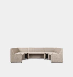 Senna Outdoor U-Shape Dining Banquette
