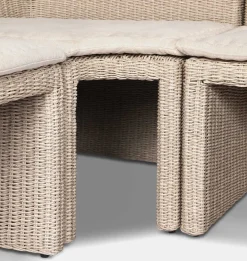 Senna Outdoor U-Shape Dining Banquette