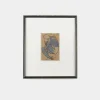 Sentiment Blue Framed Print
